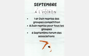 Infos rentrée