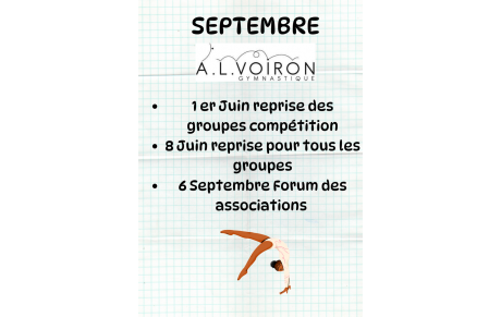 Infos rentrée